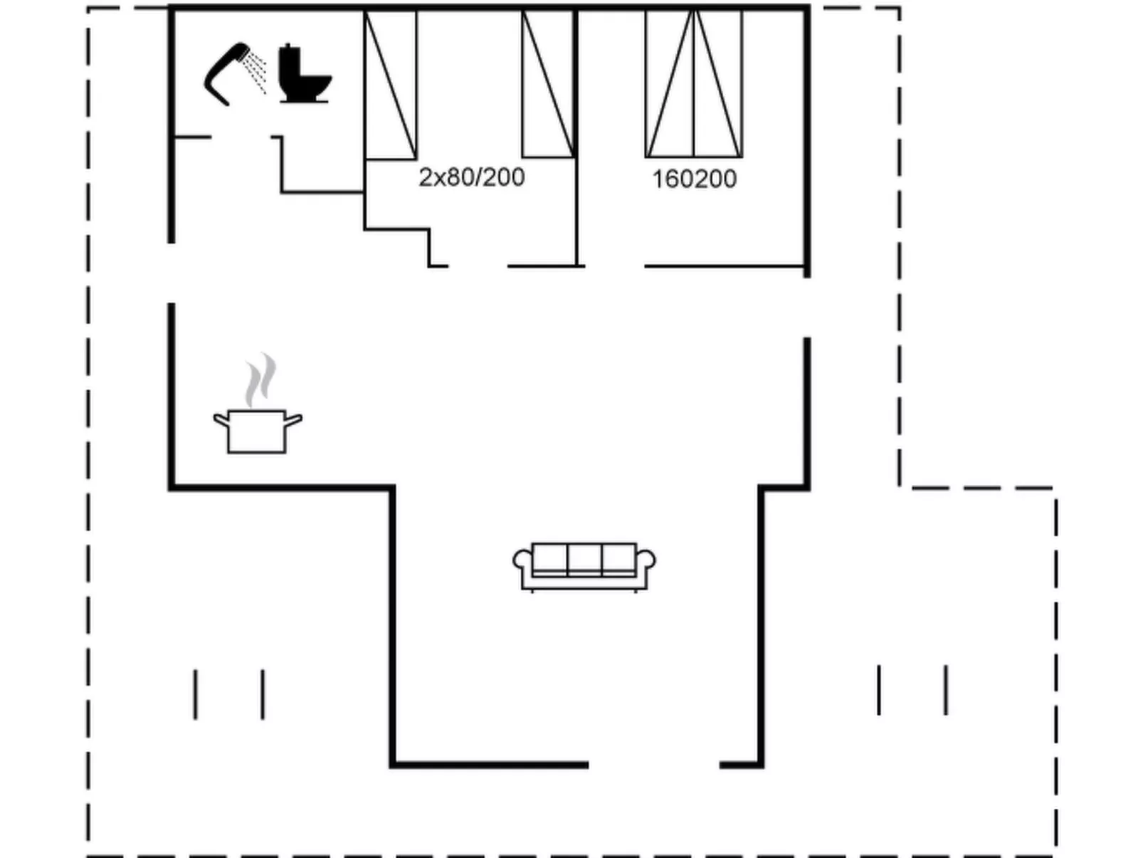 "Reinke" - 450m from the sea