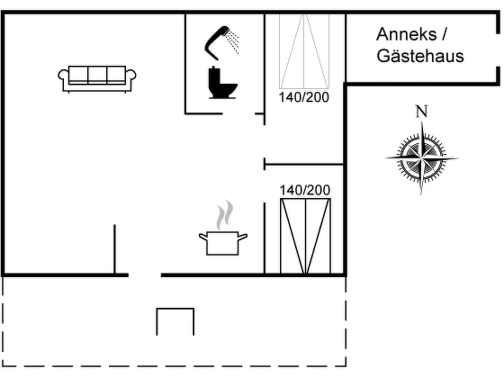 "Safina" - 100m from the sea
