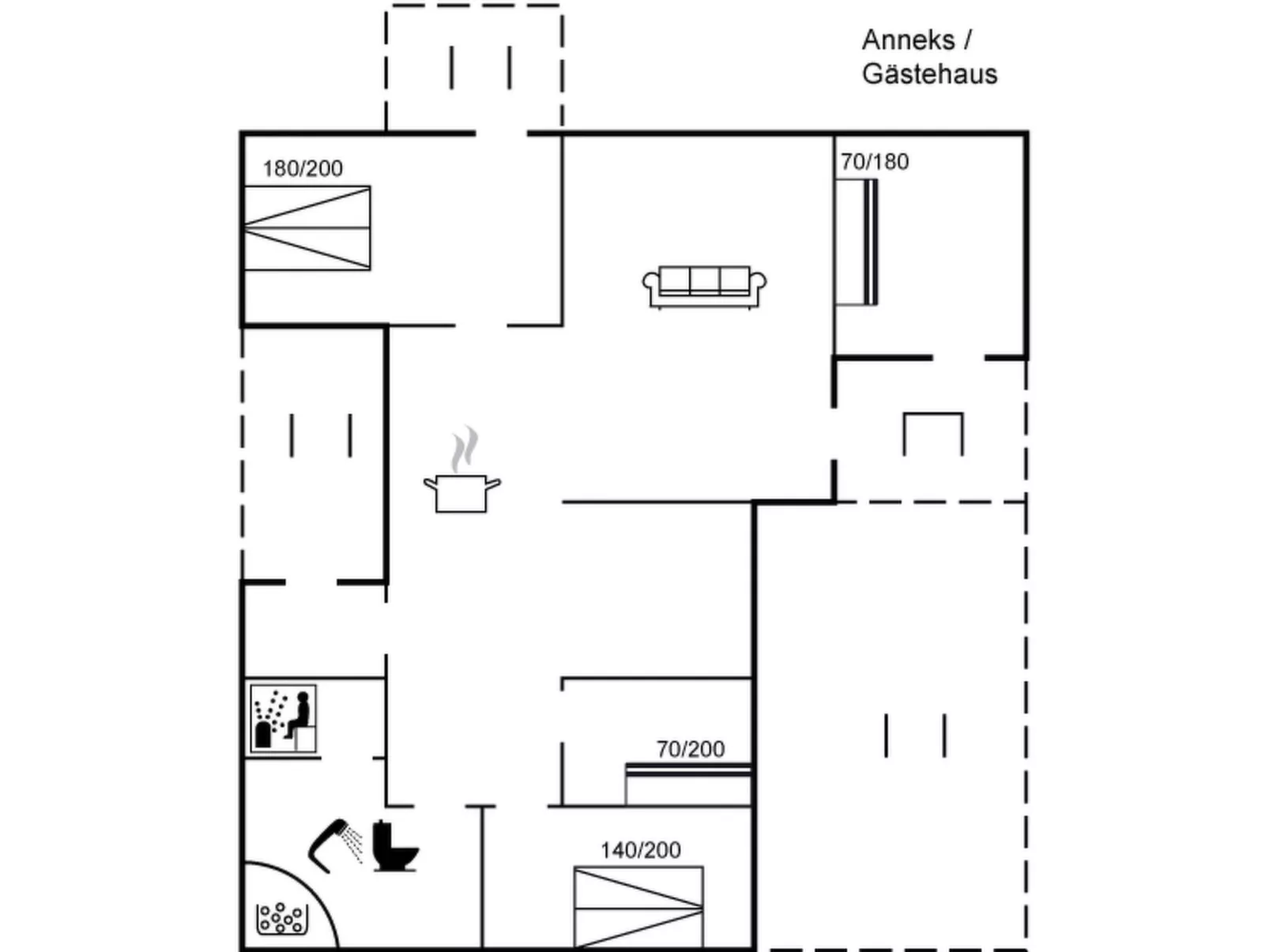 "Amai" - 100m from the sea