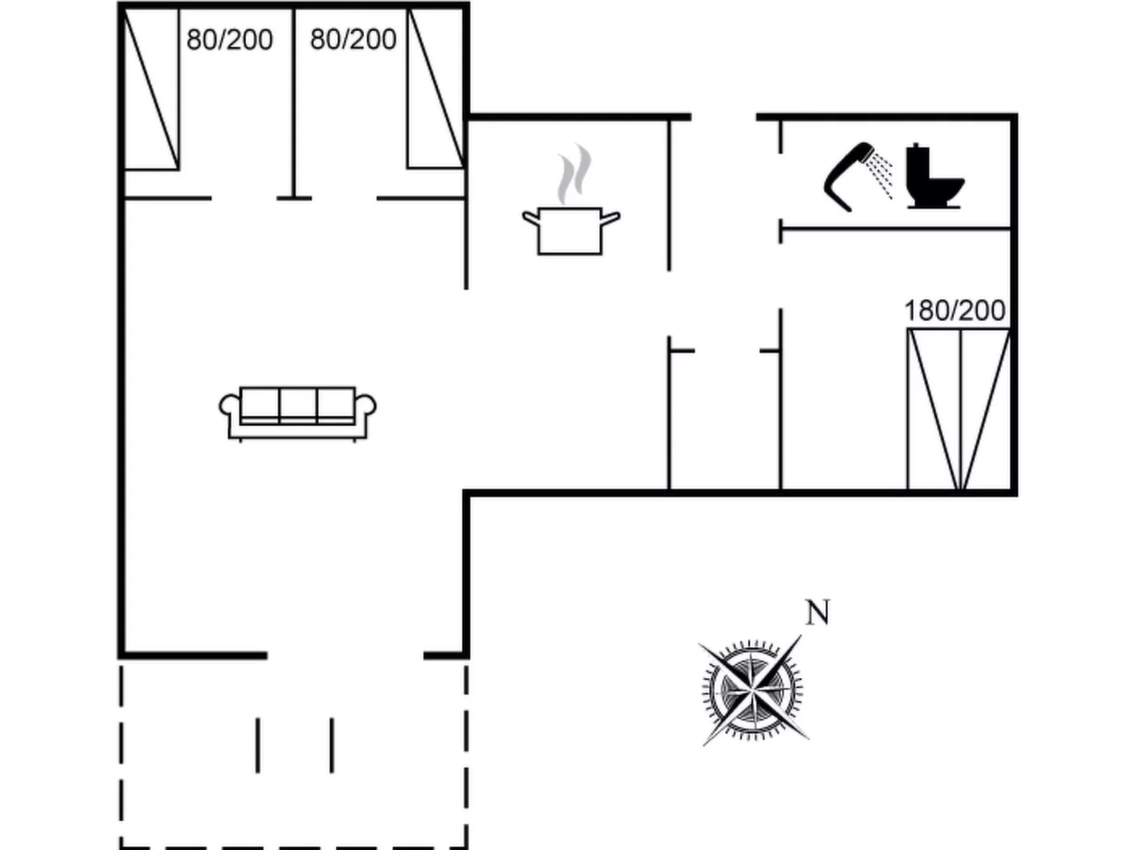 "Patti" - 280m from the sea