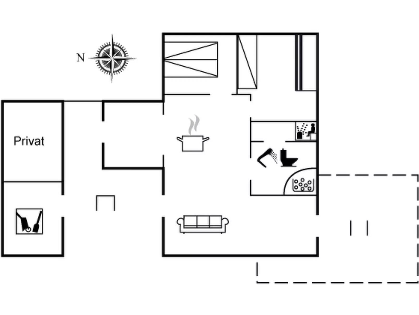 "Hildulf" - 2km from the sea