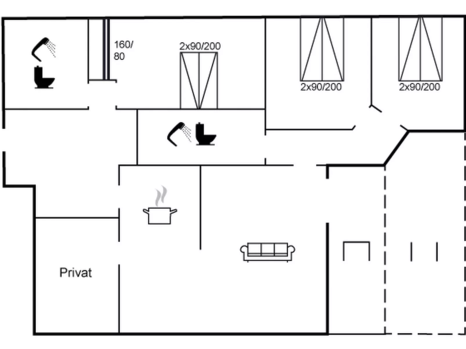 "Ingobald" - 1.5km from the sea