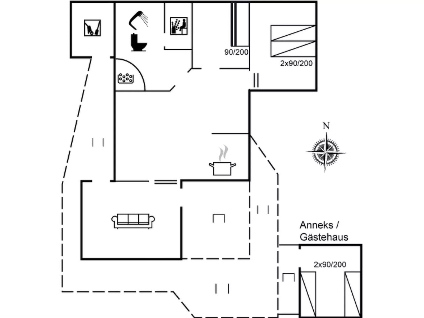 "Augustine" - 1.6km from the sea