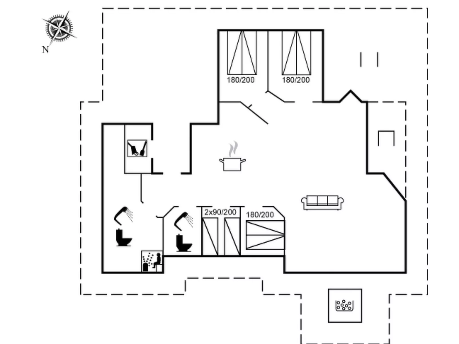 "Edeltraut" - 900m from the sea