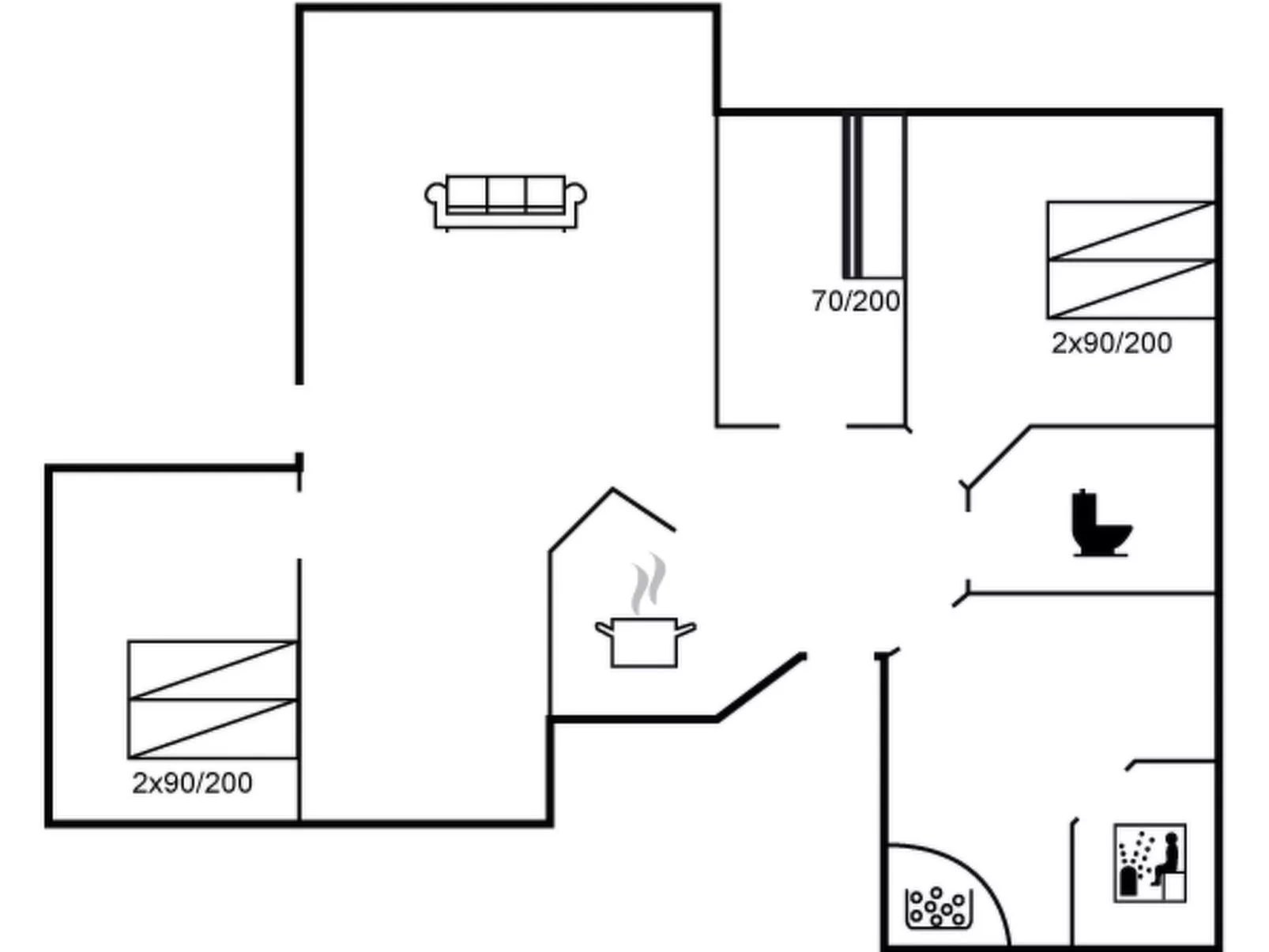 "Hughe" - 200m from the sea