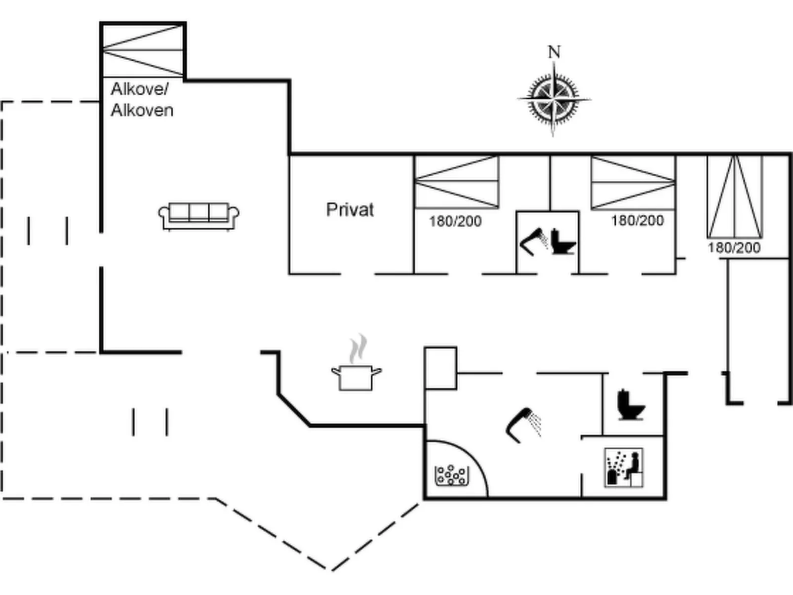 "Tilje" - 800m from the sea