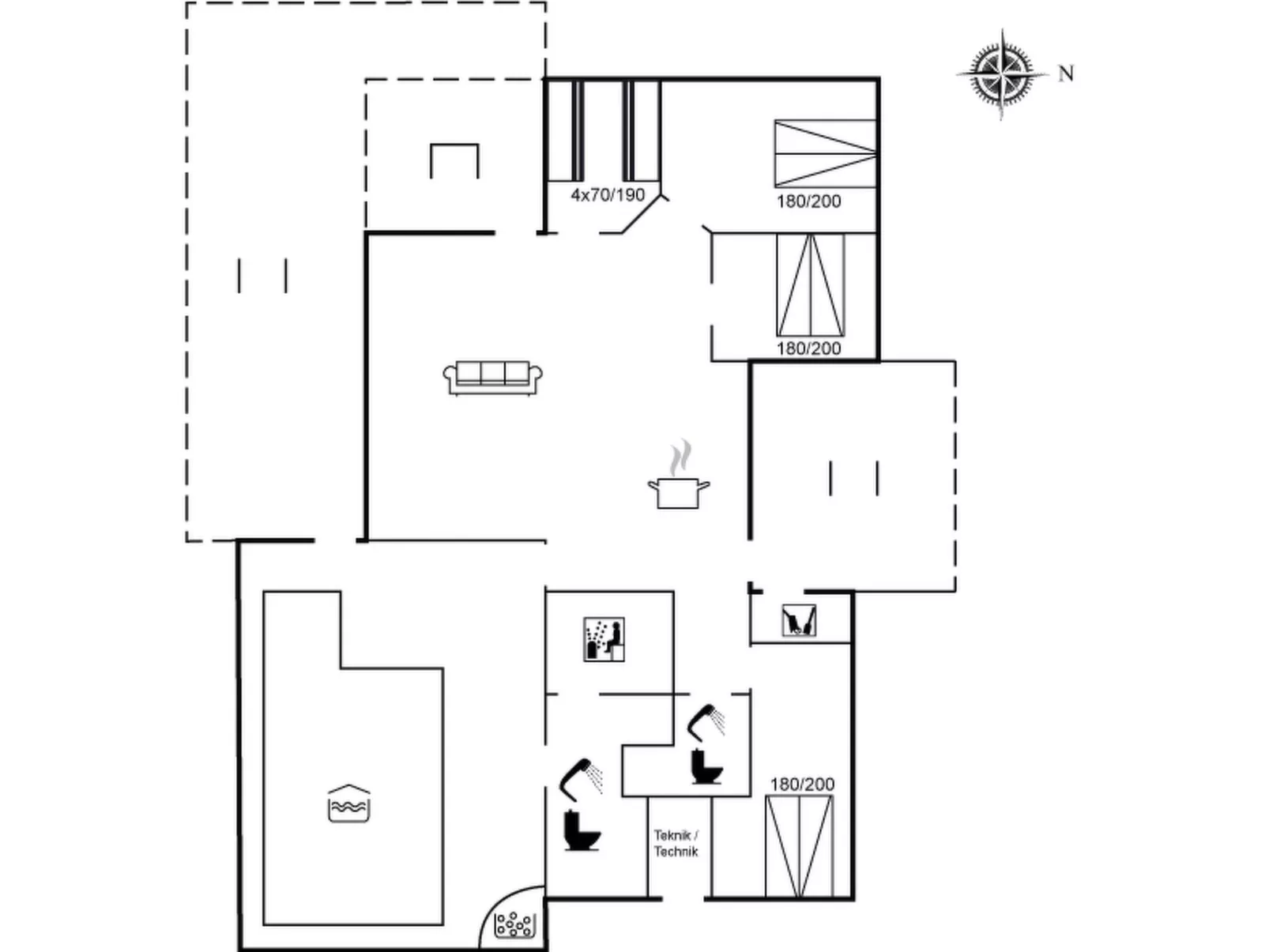 "Annlisa" - 1km from the sea