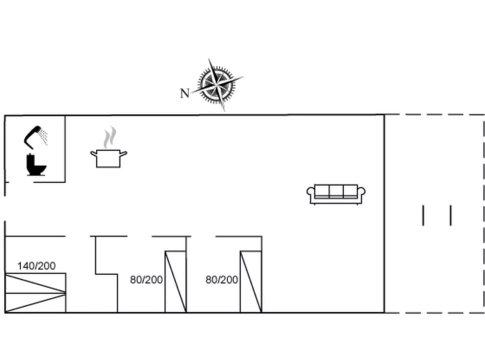 "Arlin" - 380m to the fjord