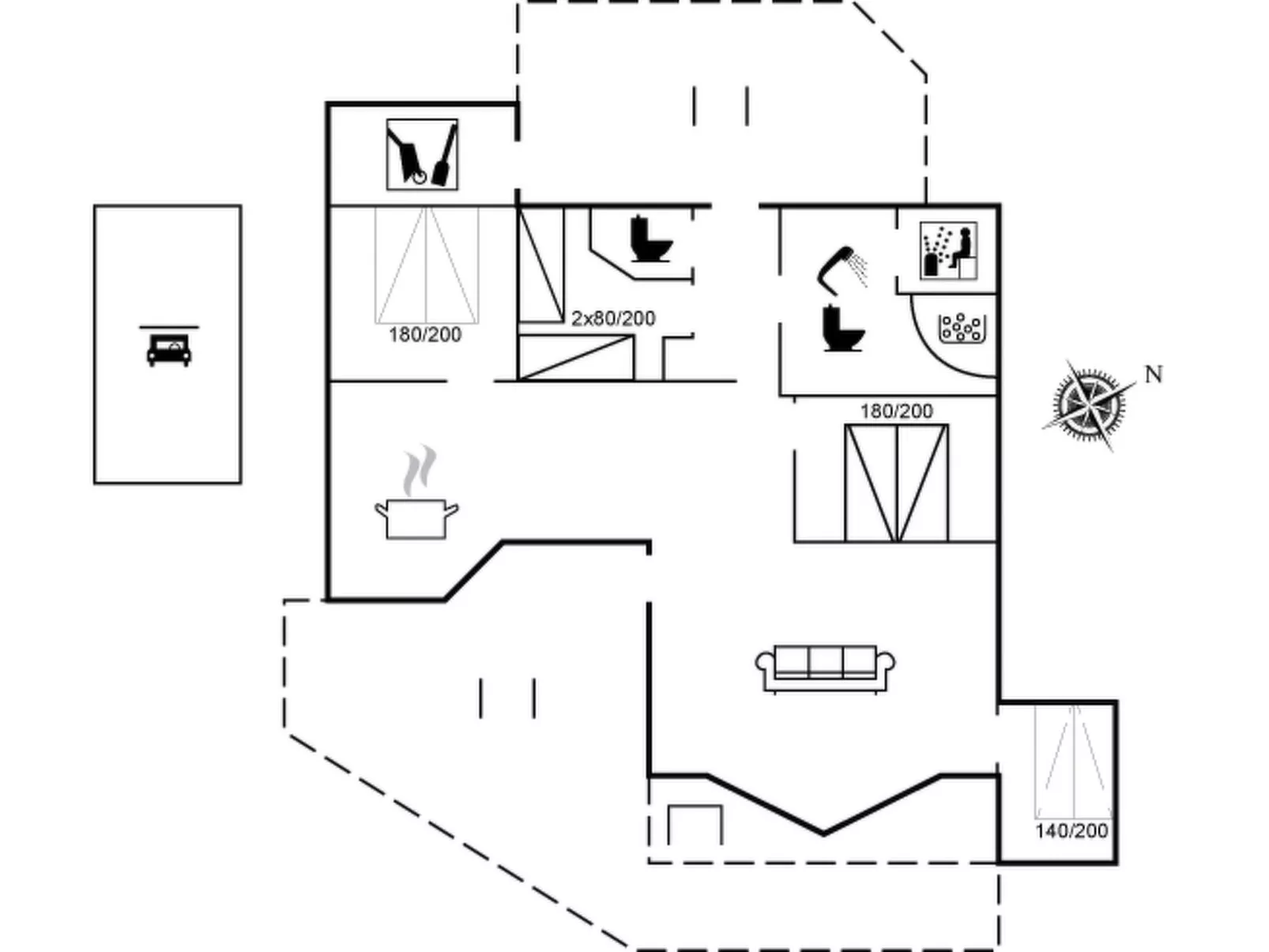 "Fritzi" - 1.7km from the sea