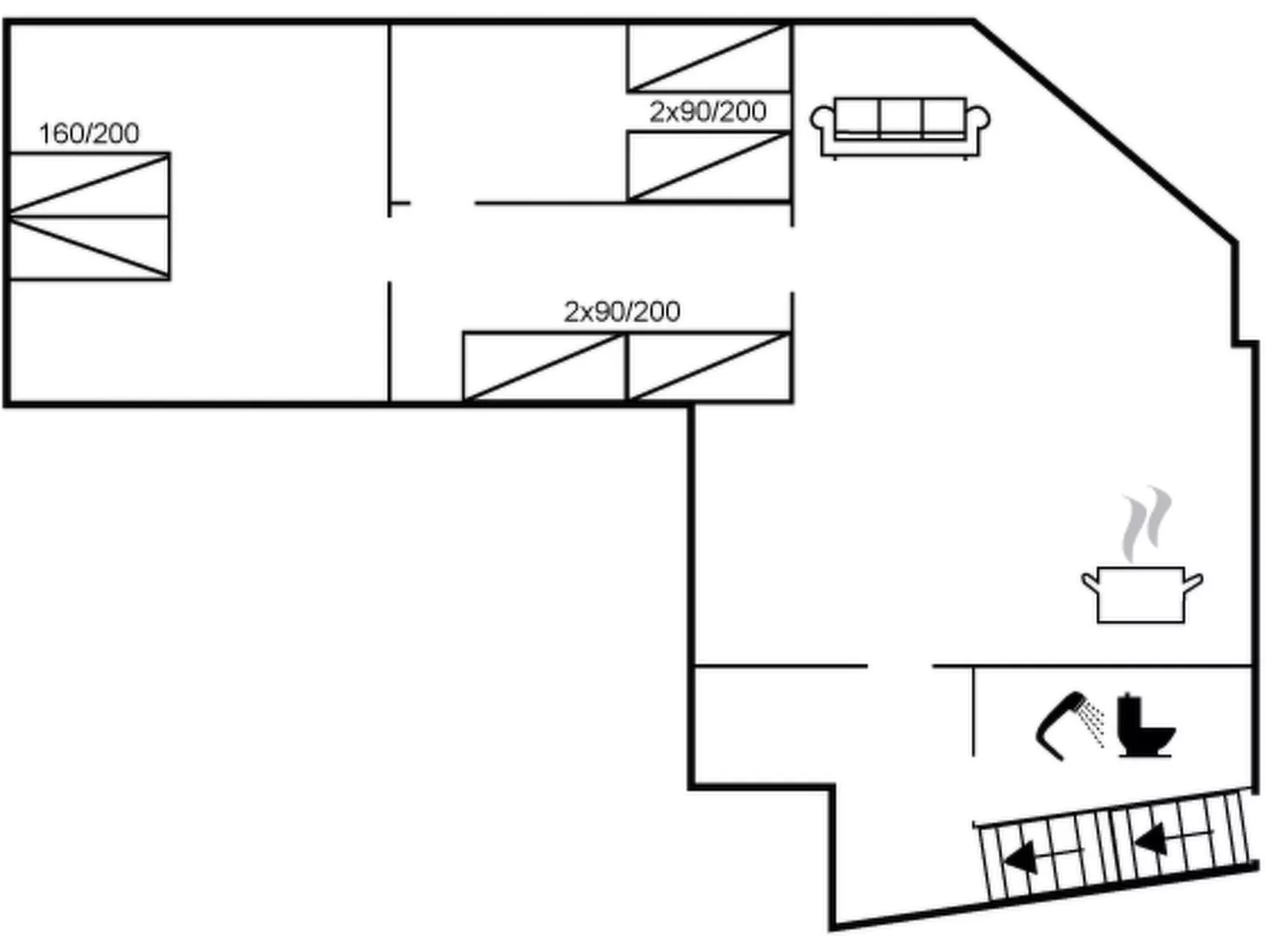 "Sverkel" - 100m from the sea