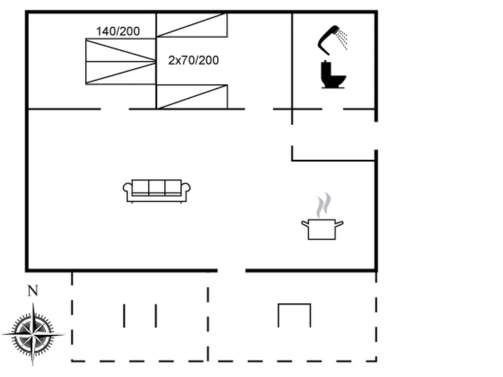 "Johanna" - 400m from the sea