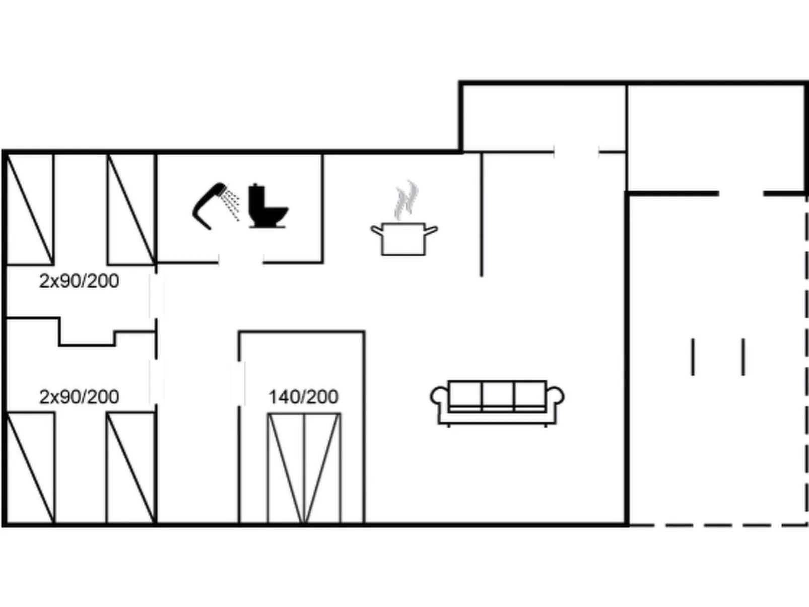 "Ion" - 250m from the sea