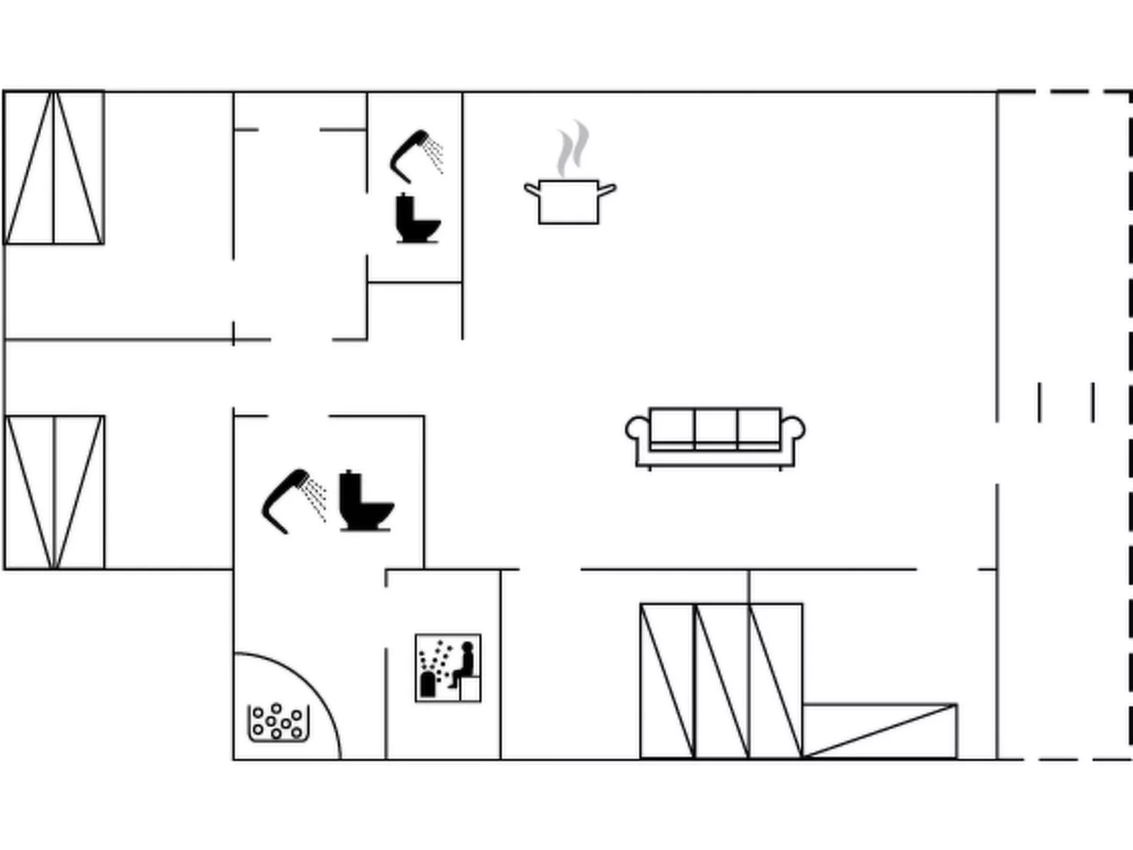 "Alvina" - 45m from the sea