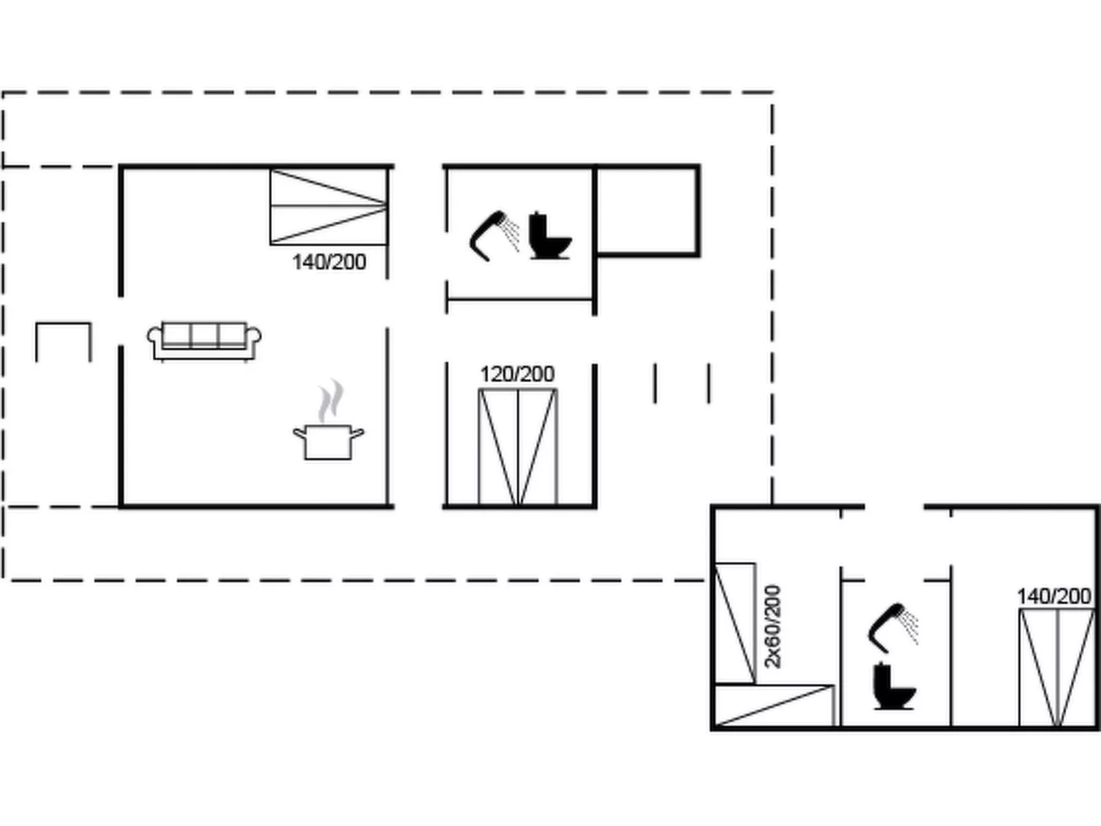"Heraldine" - 400m from the sea