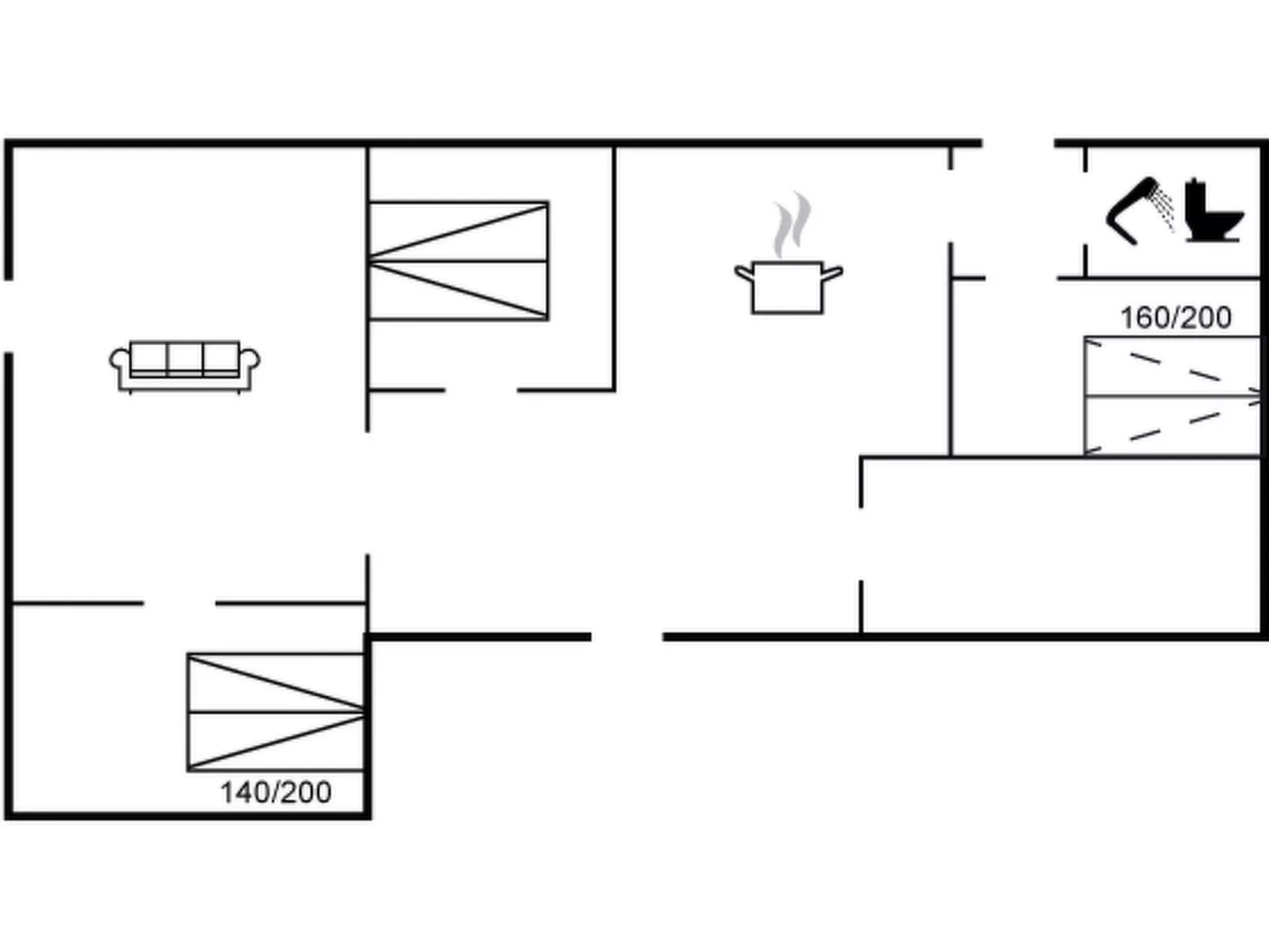 "Frede" - 1km from the sea