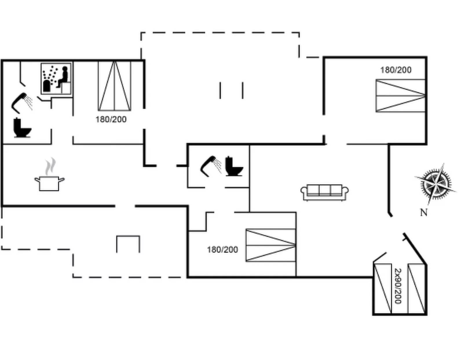 "Sissie" - 400m from the sea