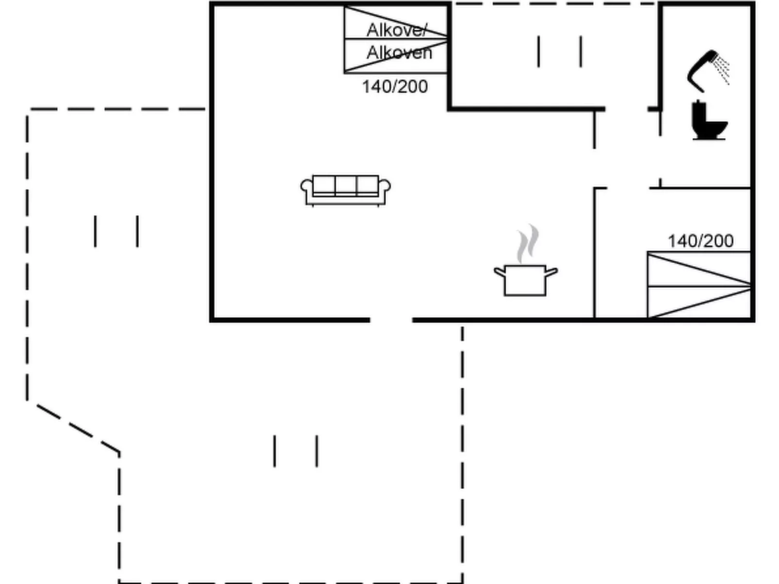 "Dufa" - 200m to the fjord