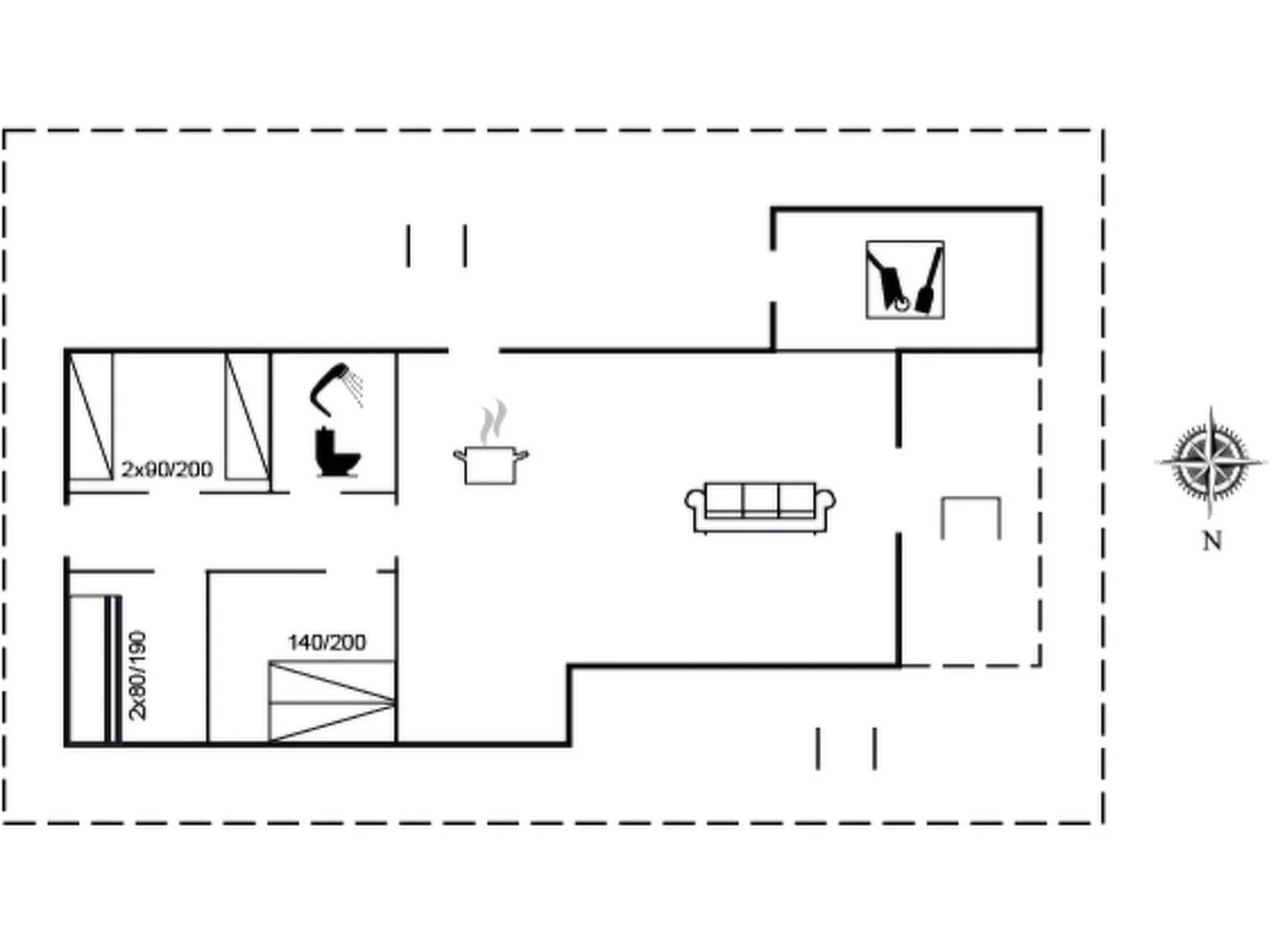 "Kajsa" - 250m from the sea
