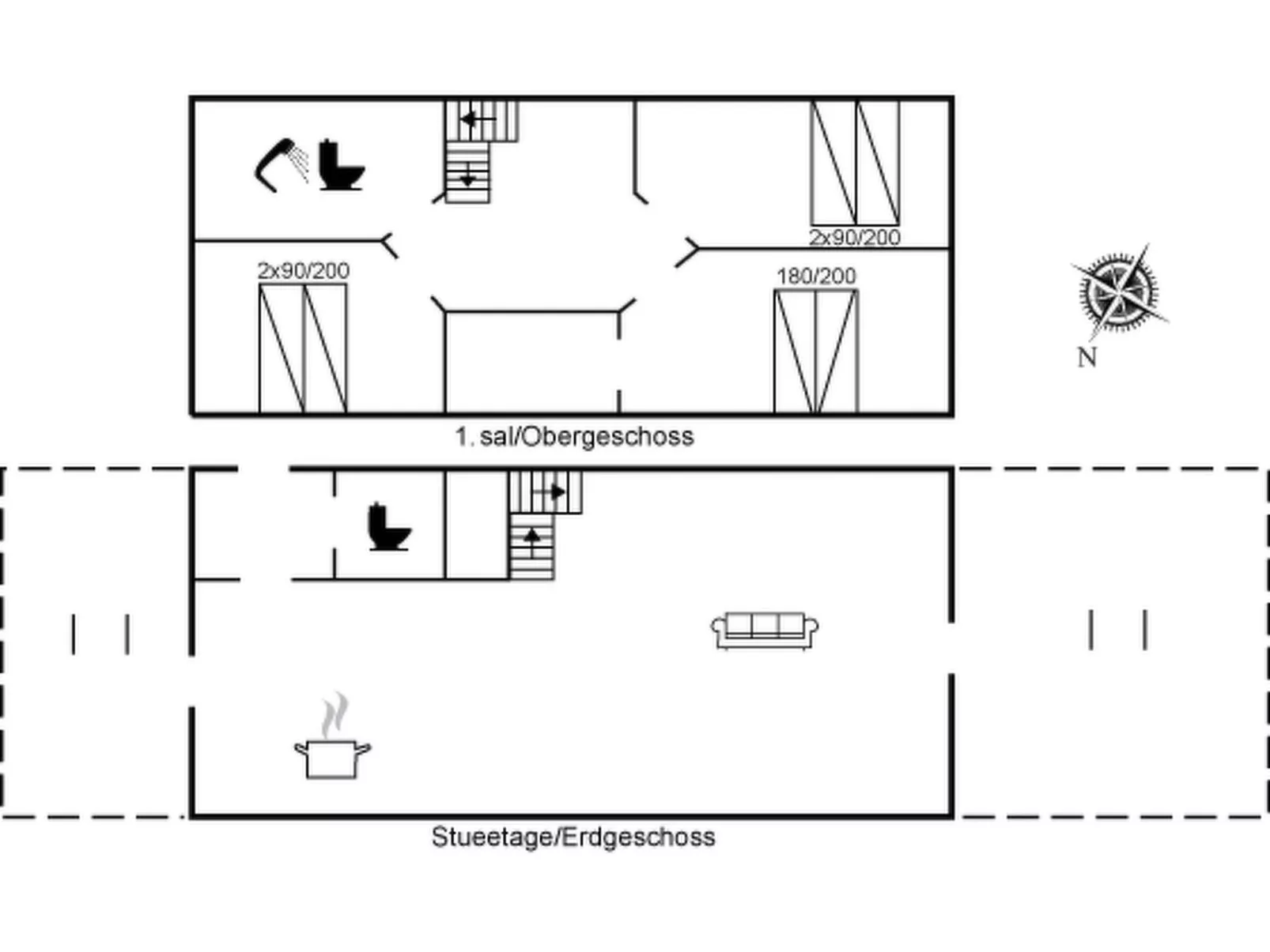 "Claudine" - 90m from the sea