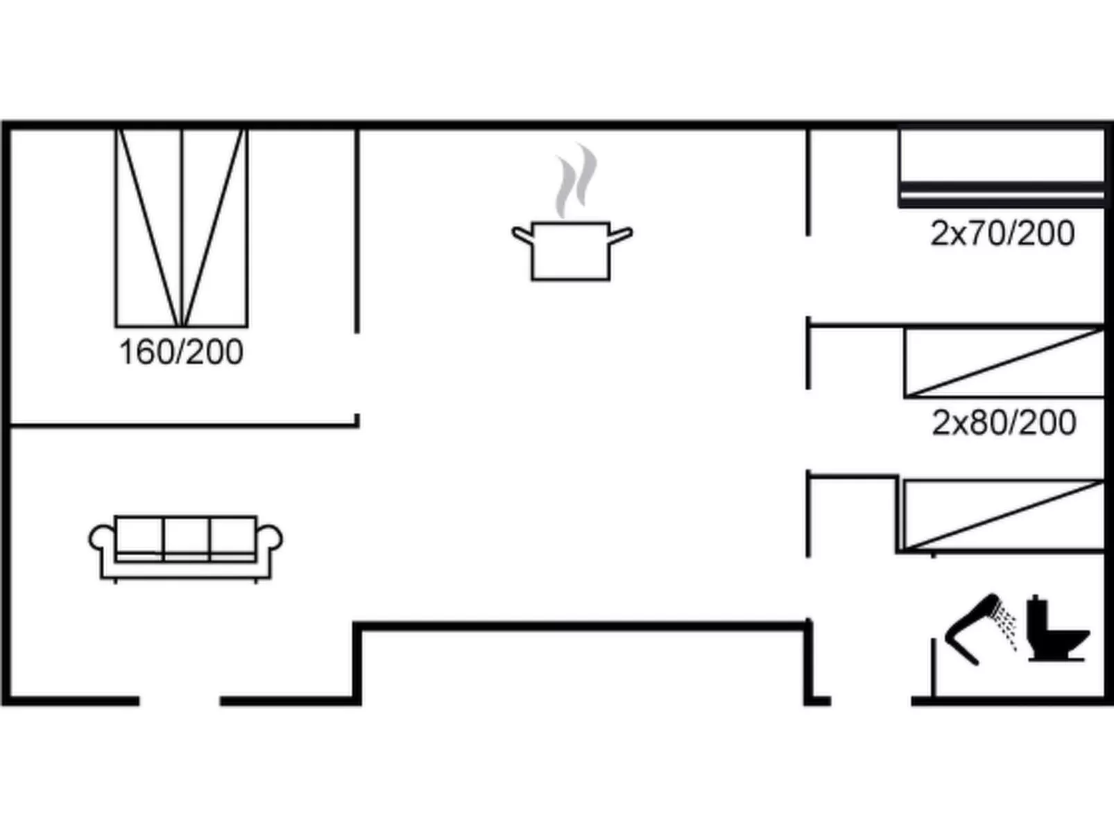 "Aija" - 175m from the sea