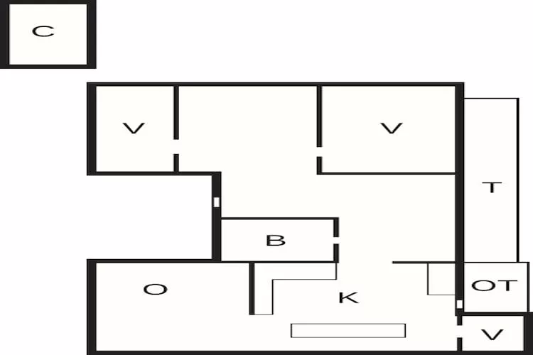 6 Personen vakantie huis in Blokhus-Plattegrond
