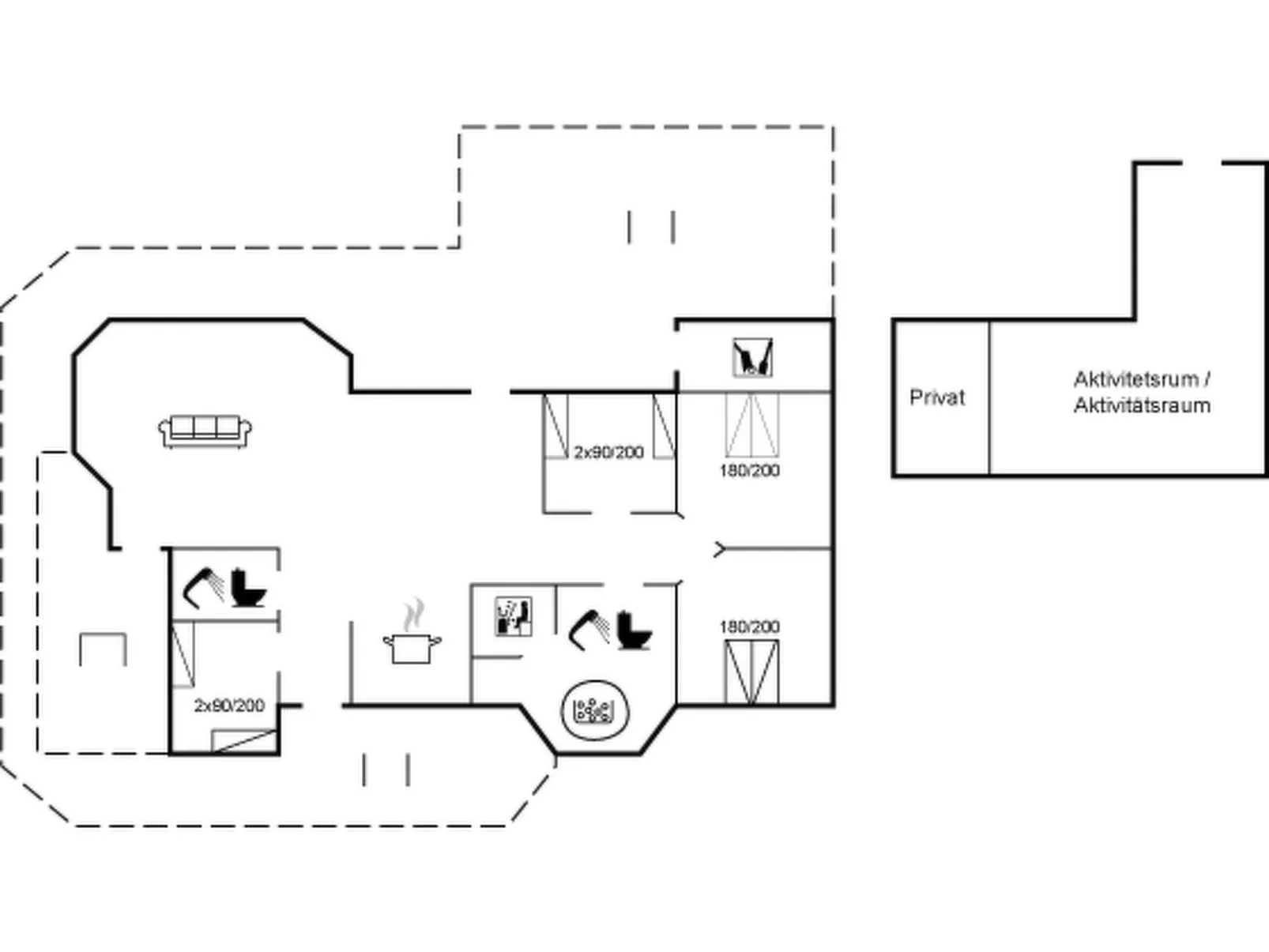 "Gunborg" - 2.5km from the sea