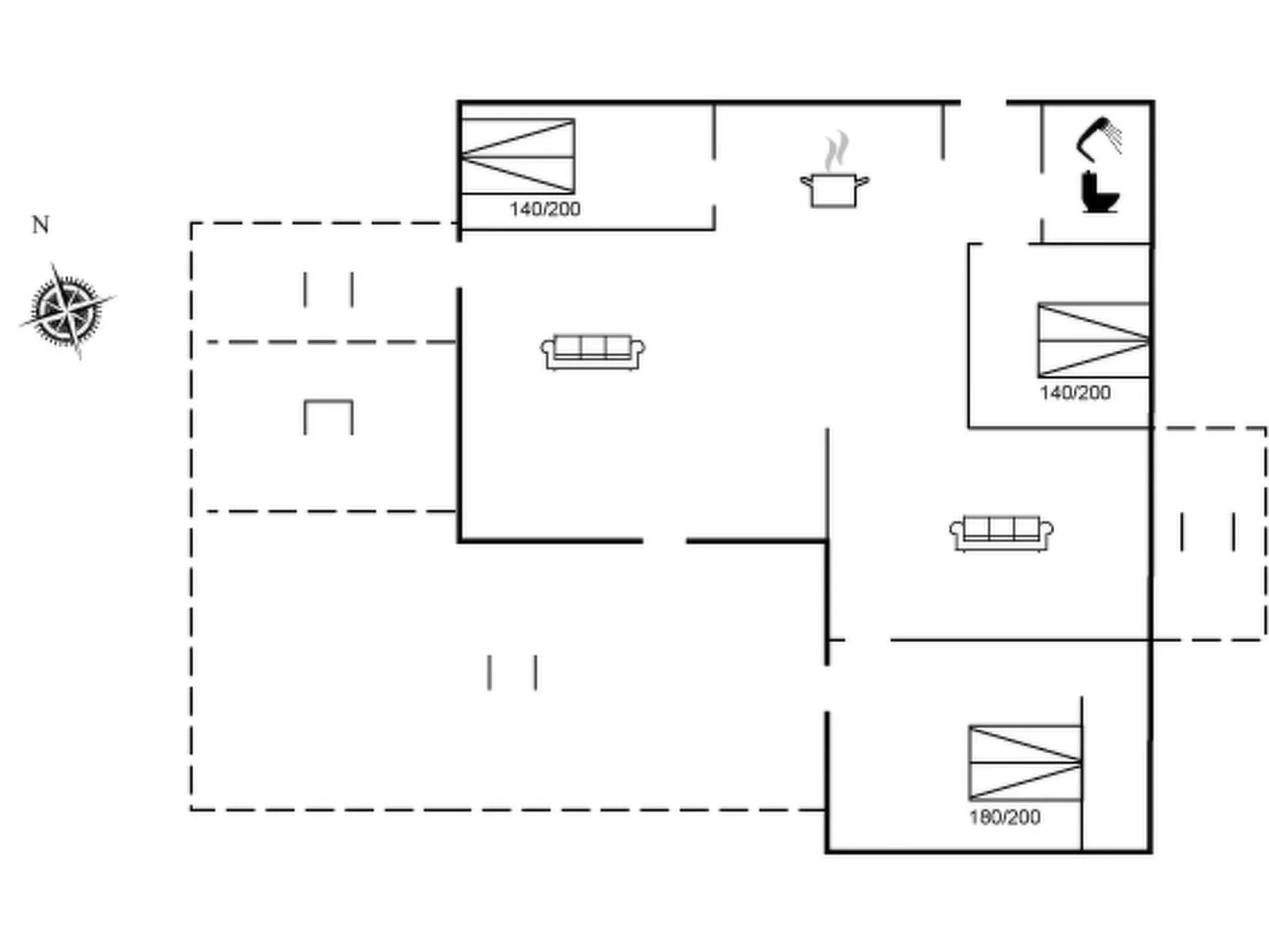 "Vangel" - 350m from the sea