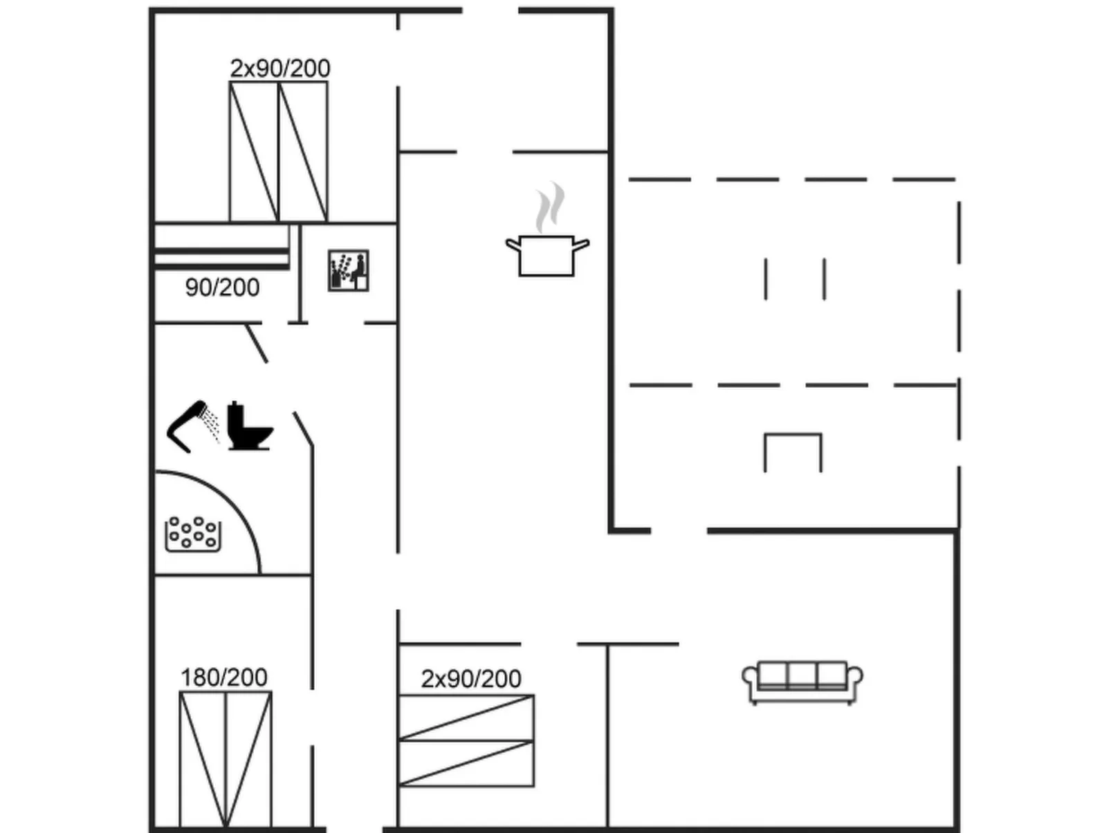 "Fridoline" - 450m from the sea