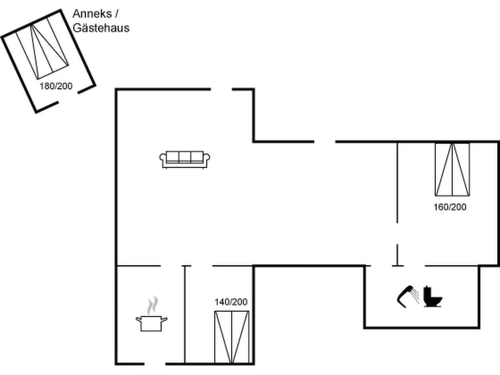 "Thrond" - 500m from the sea