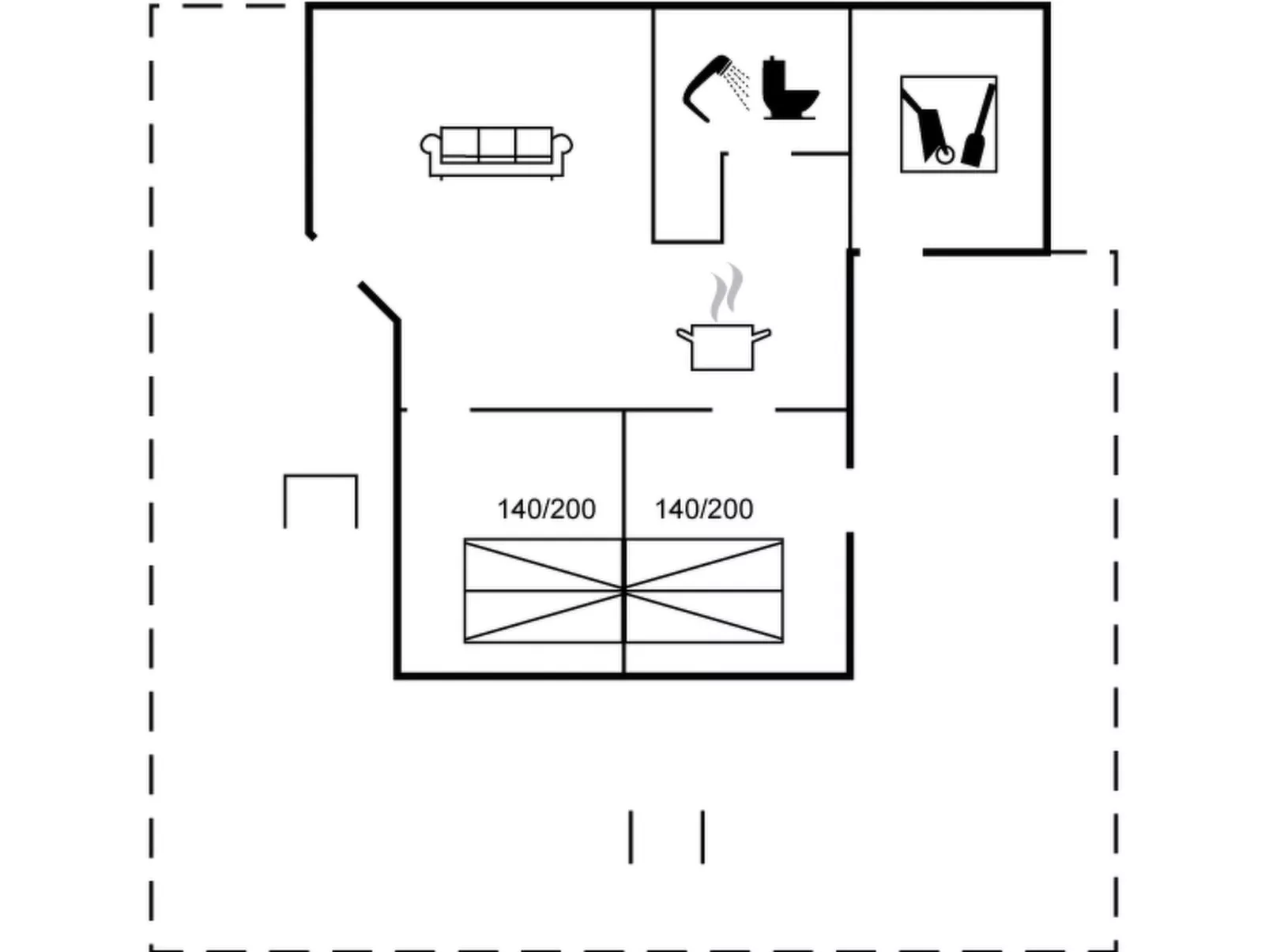 "Georg" - 200m from the sea