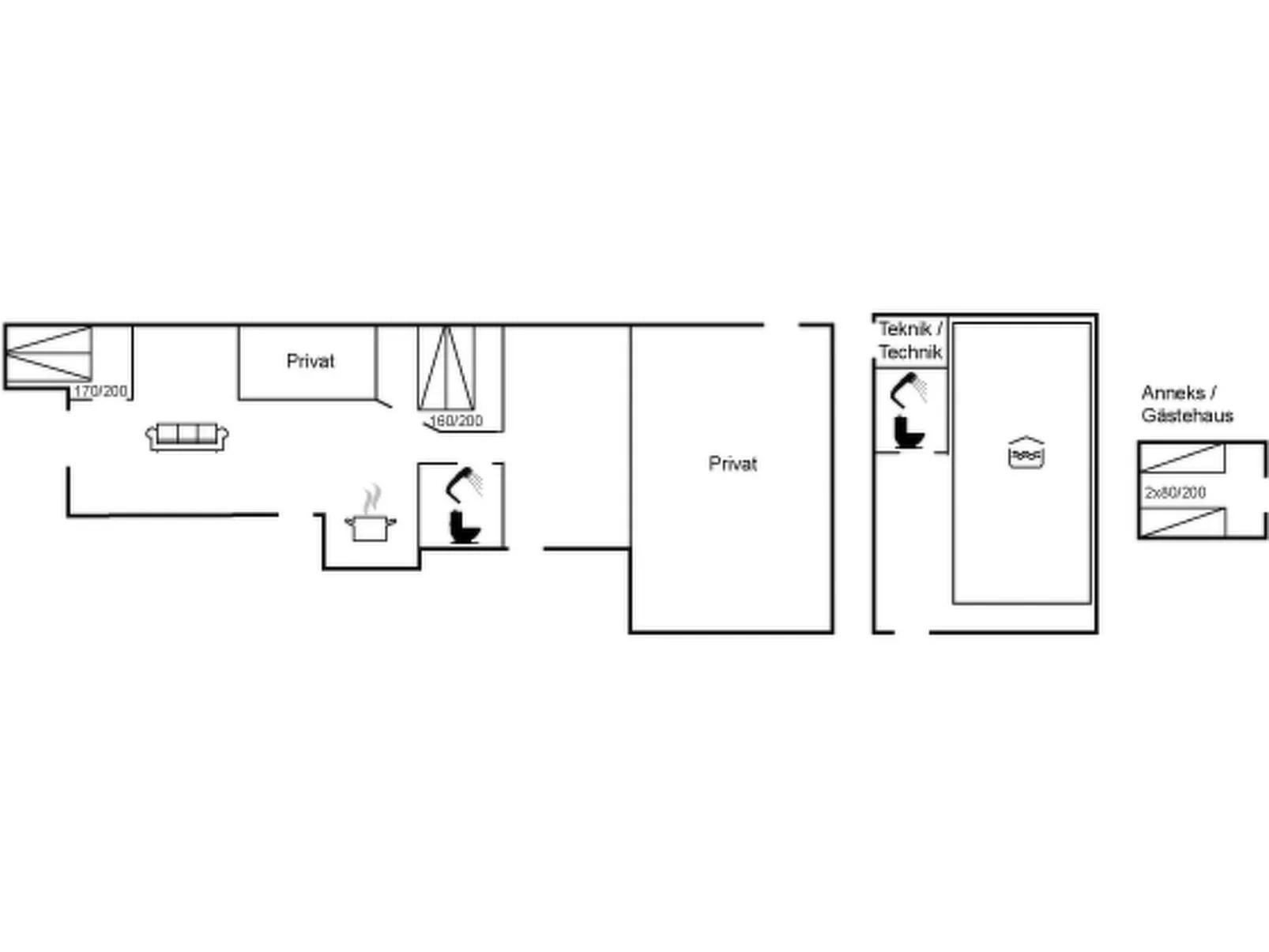 "Bodulf" - 850m from the sea