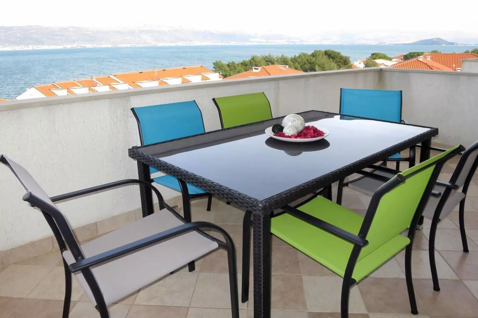 Sea-View Apartments with Pool, Terrace, and Outdoor Lounge in Scenic Čiovo Island - Two Bedroom Apartment (Owner Sollis I)
