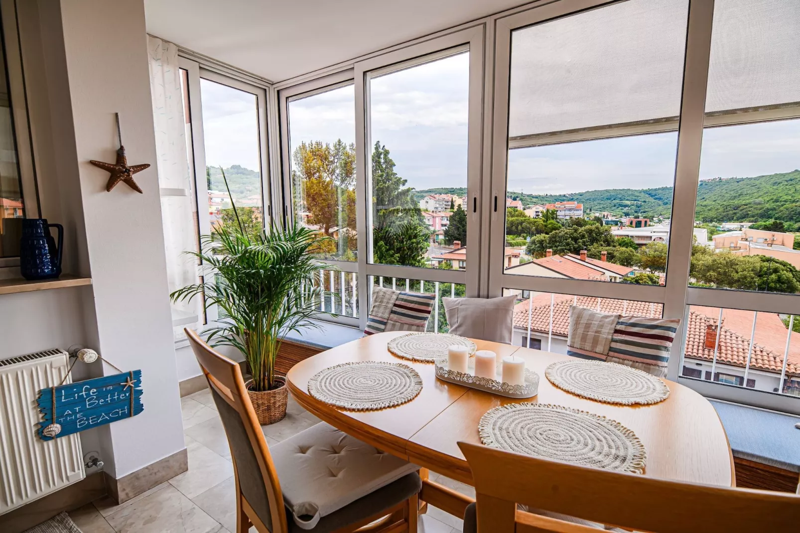 Elegant and Scenic Peaceful Apartments Portoroz - Studio Apartment with Terrace