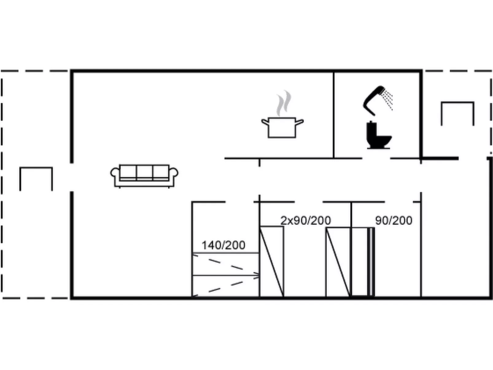 "Sjarlotte" - 400m to the fjord
