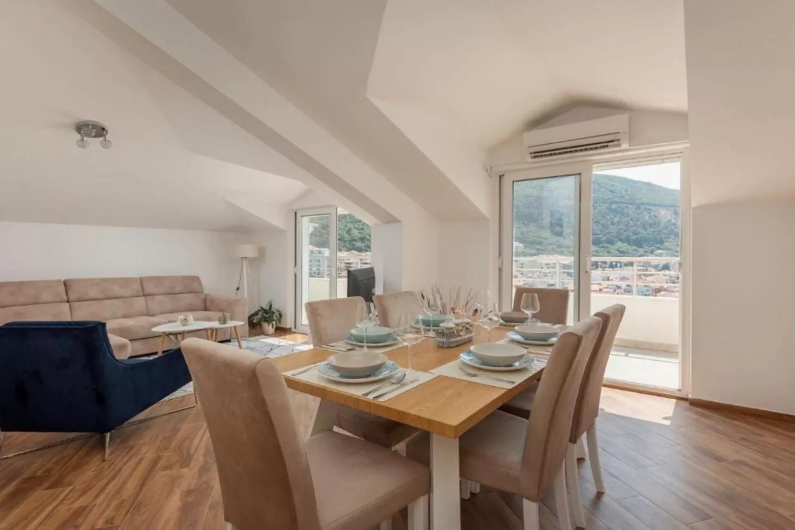 Stylish Budva Apartment with Panoramic Views - Two Bedroom Apartment