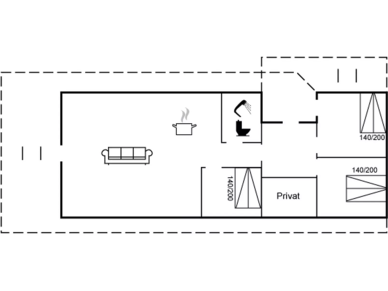 "Sigbritt" - 750m from the sea