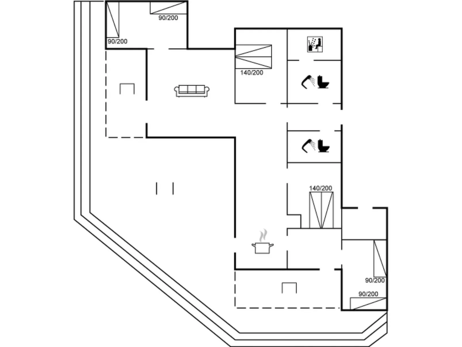 "Tjegge" - 500m from the sea
