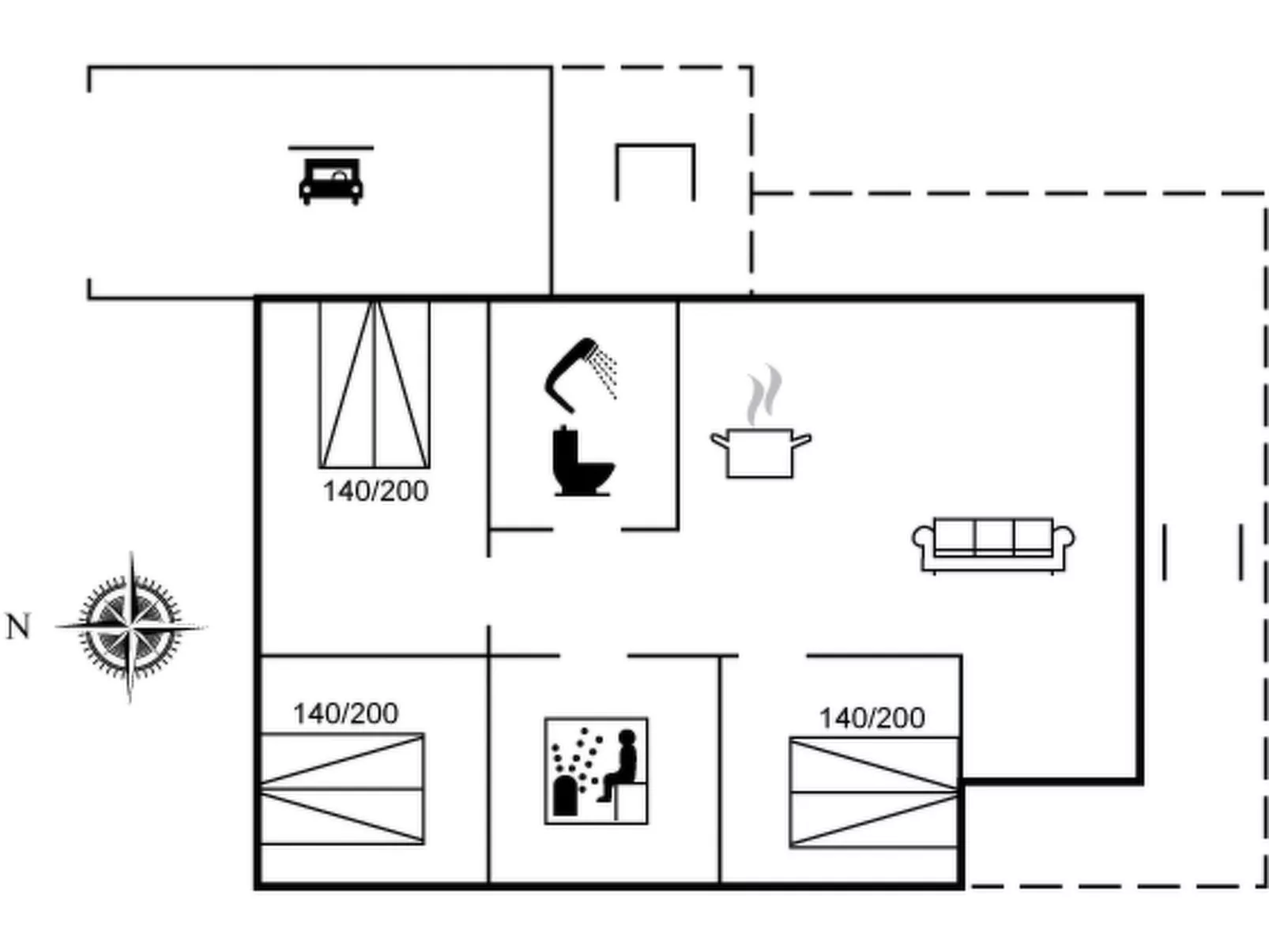 "Mika" - 300m from the sea