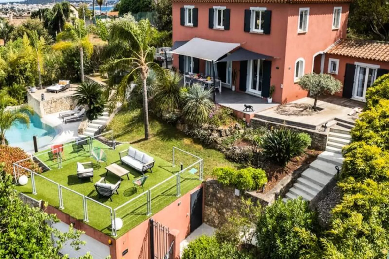 Résidence Villa 5ch Avec Piscine - Golfe Juan