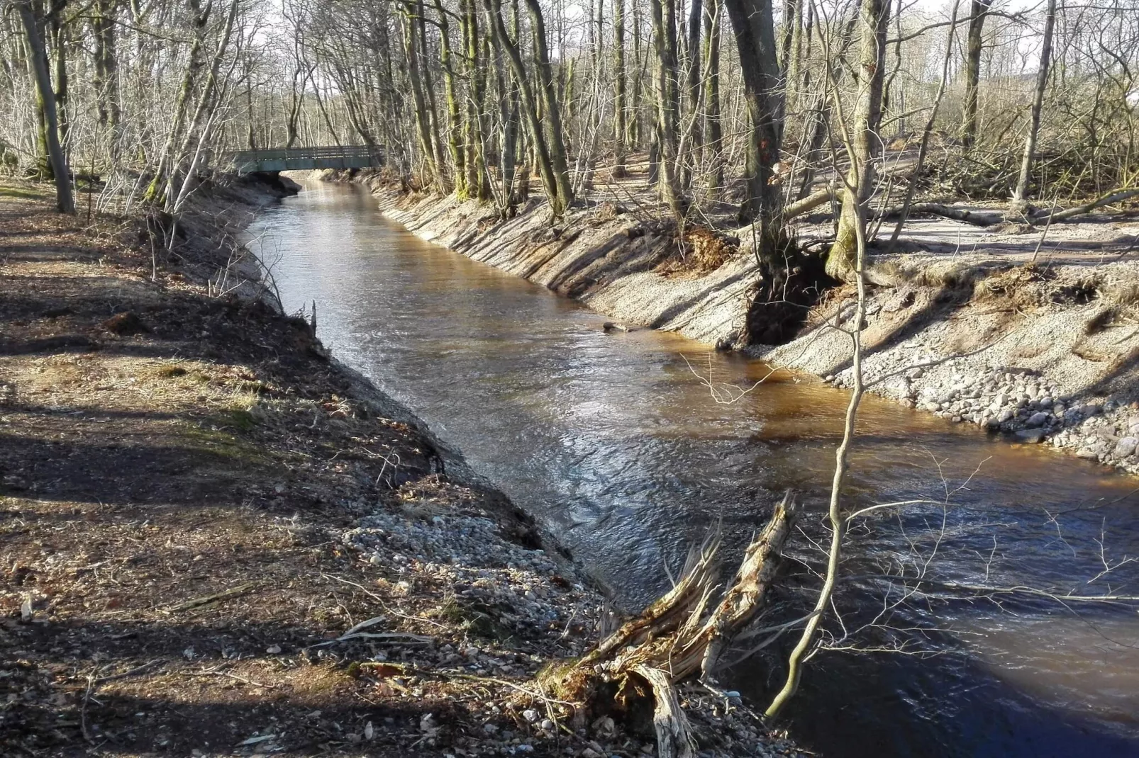 Afgelegen oase bij Kvie-meer-By Traum