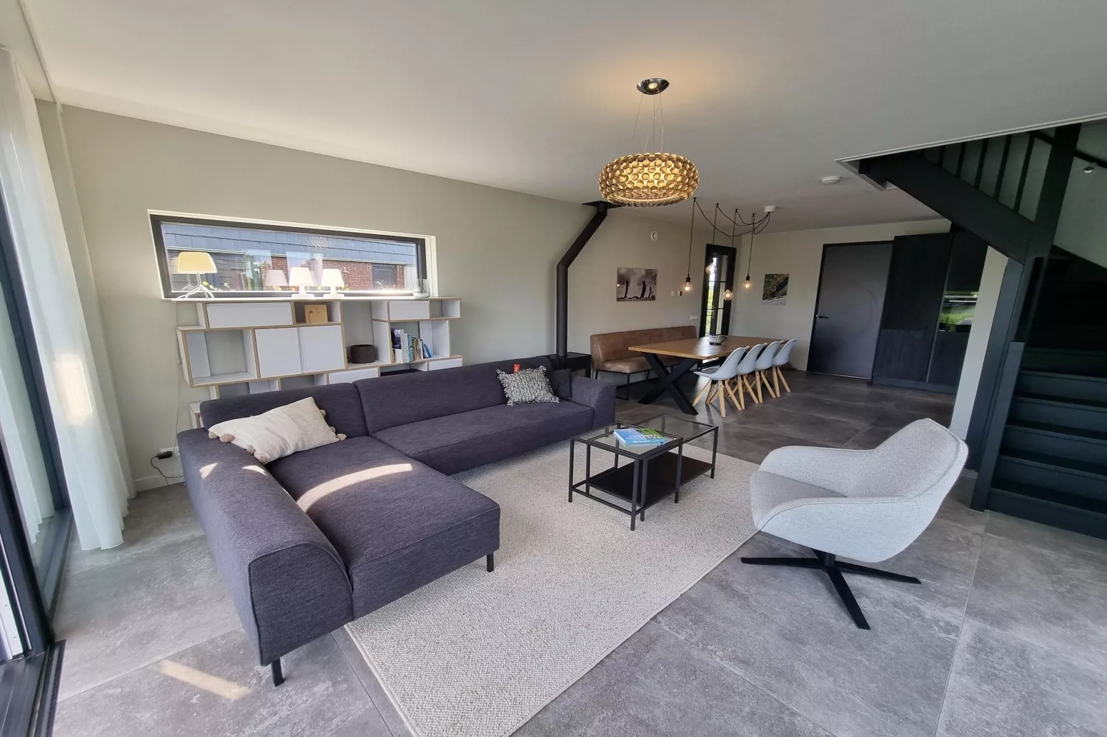 Watervilla Njoggen-Woonkamer