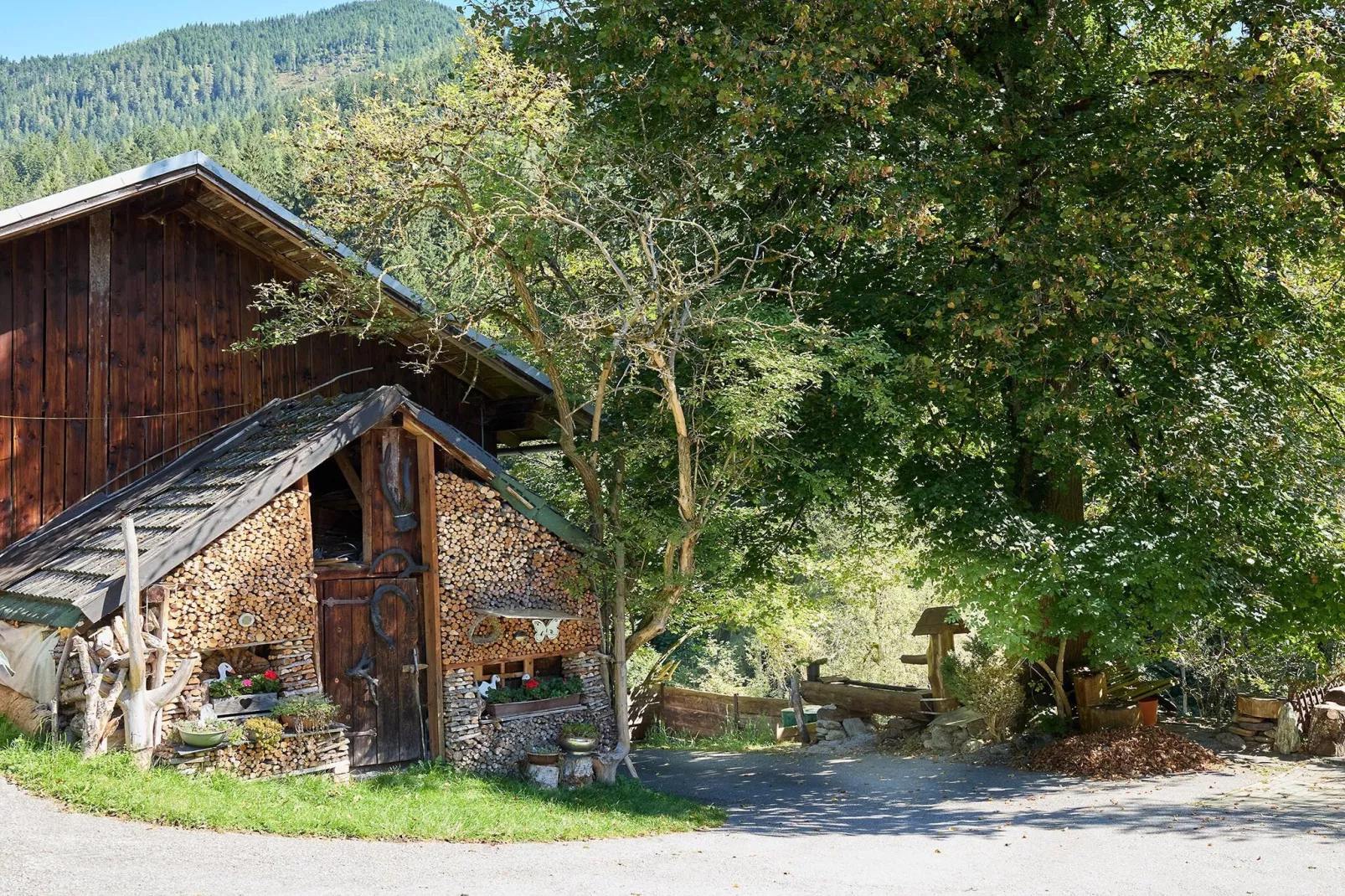 FeWo Kleinpötting Hüttau-Tuinen zomer