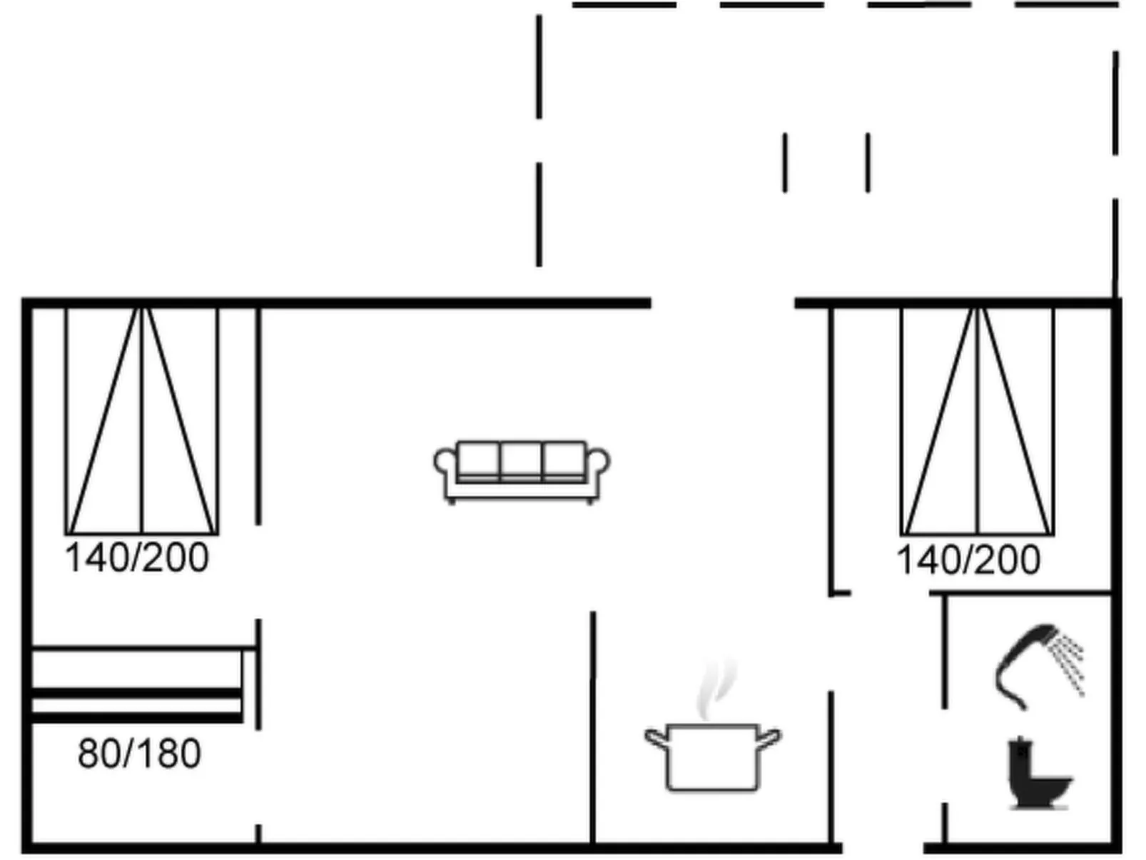 "Blakke" - 250m from the sea