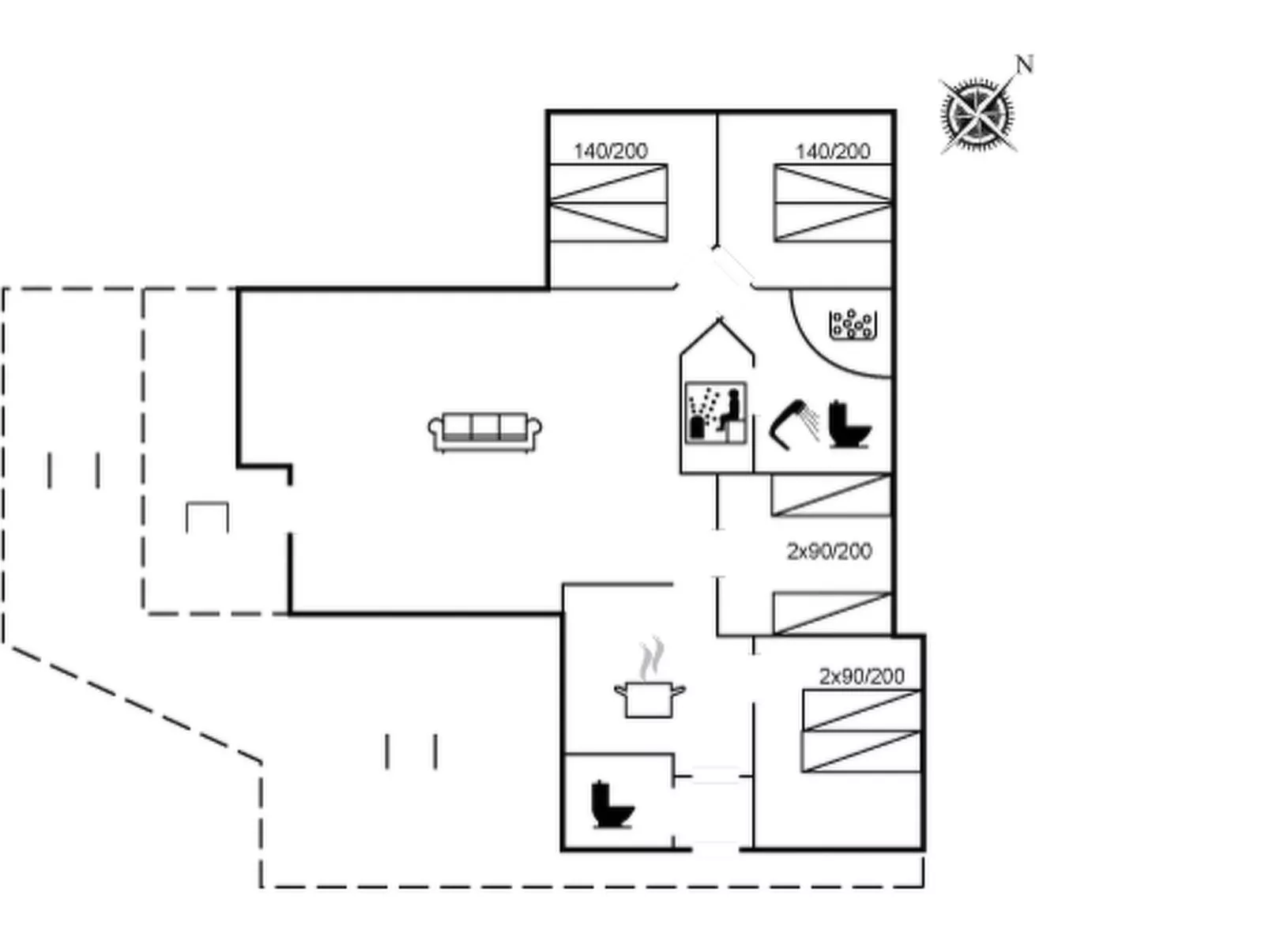 "Anisette" - 1km from the sea