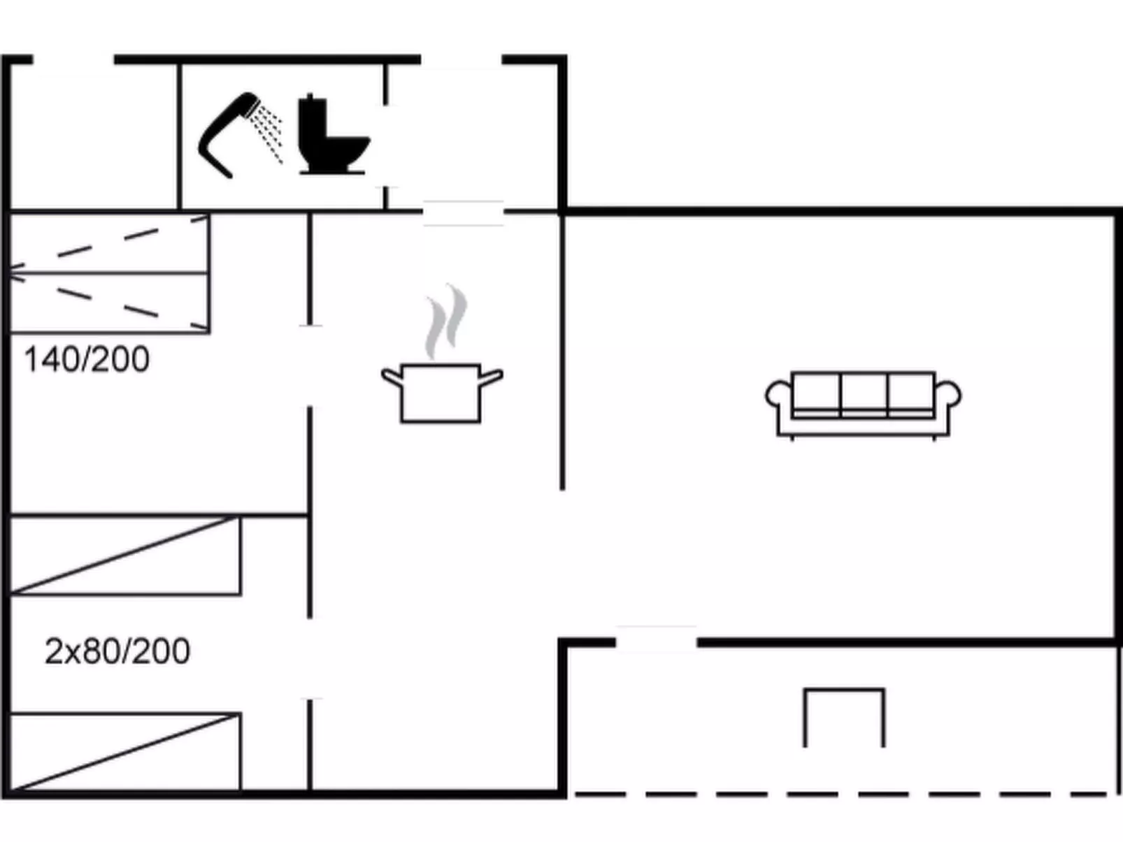"Undis" - 660m from the sea