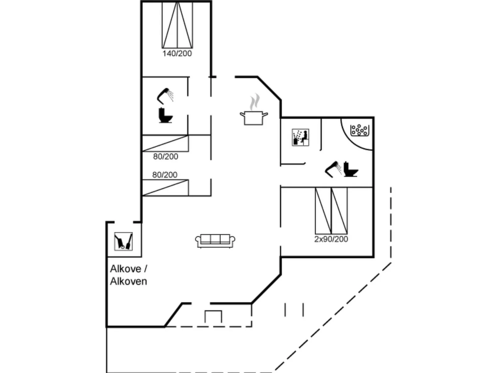 "Harth" - 700m to the fjord