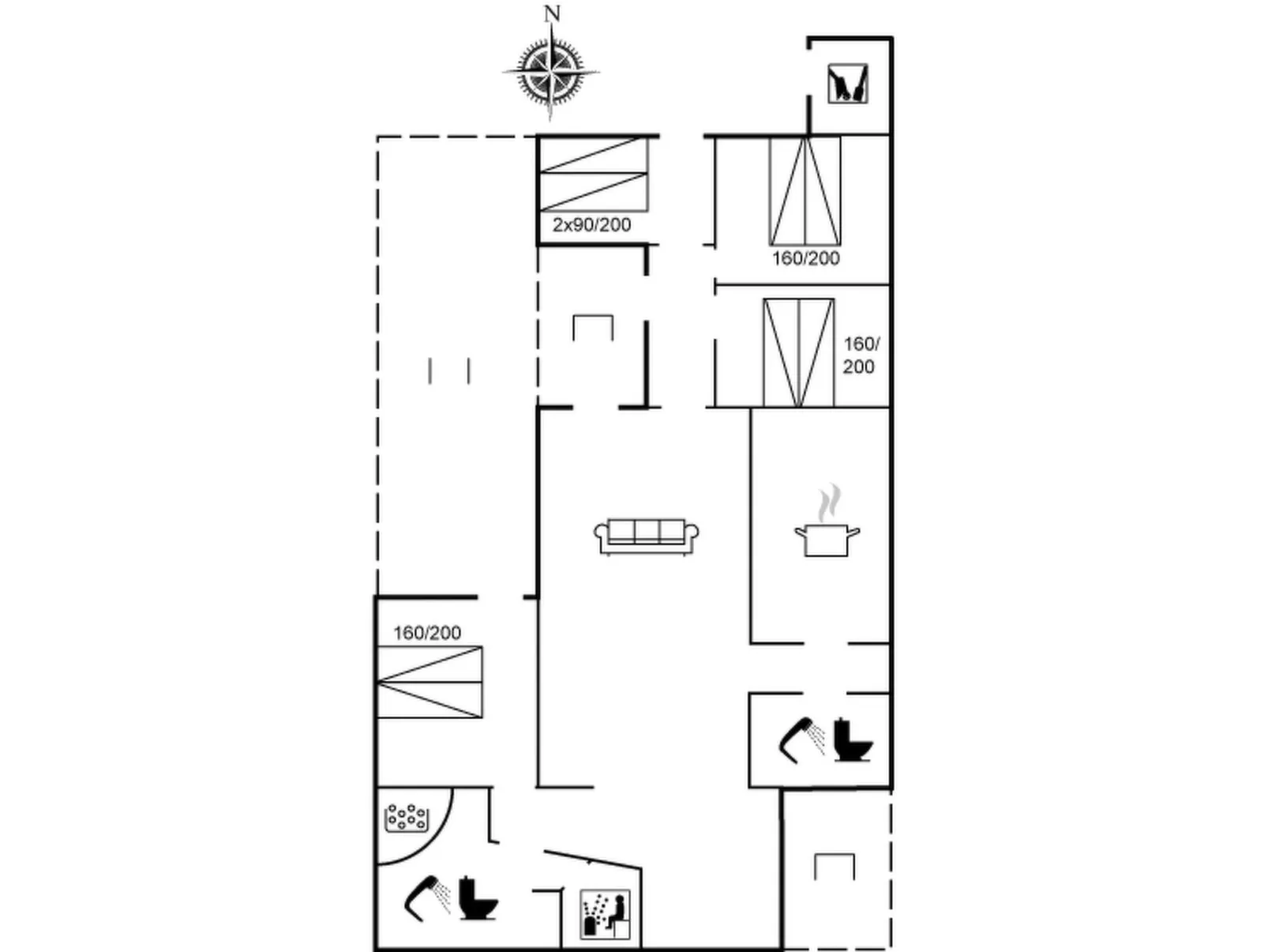 "Orvokki" - 125m from the sea