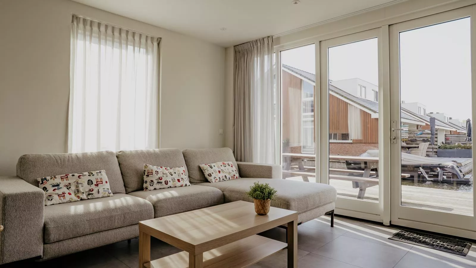 Waterfront-Woonkamer