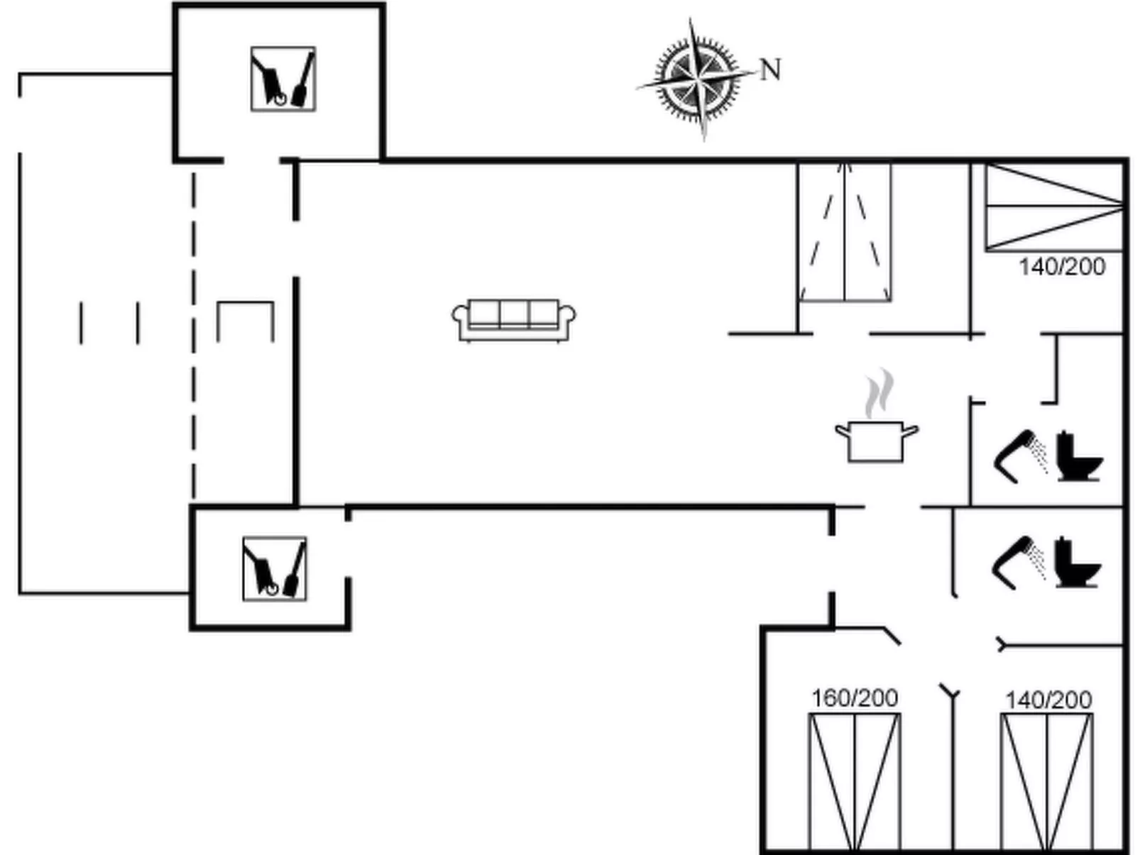 "Thrineke" - 600m from the sea