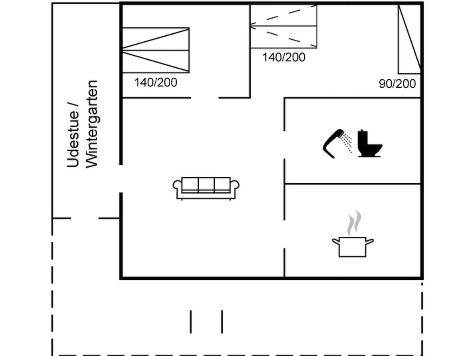 "Aletha" - 300m to the fjord-Binnen